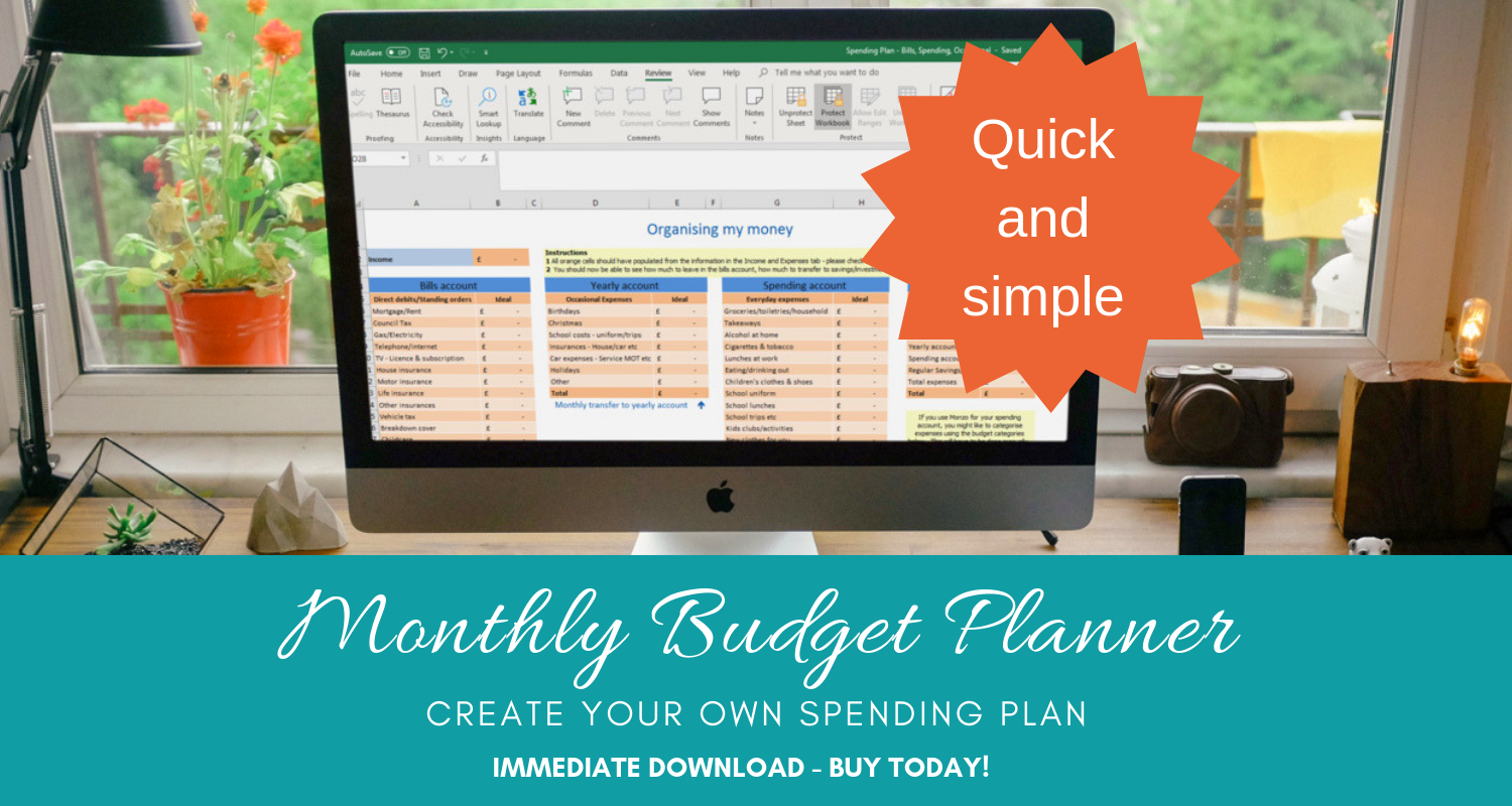 monthly budget planner