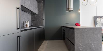 grey kitchen 