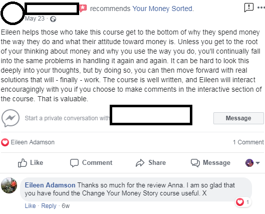 review your money sorted 
