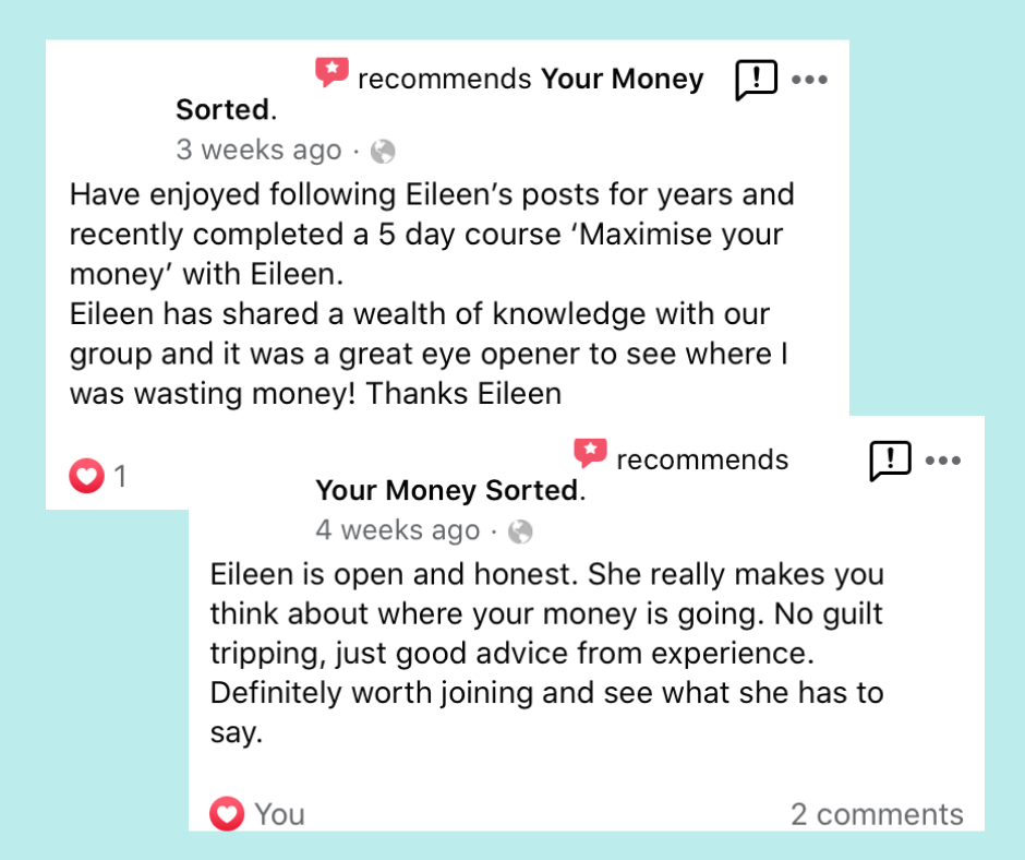 maximise your money feedback