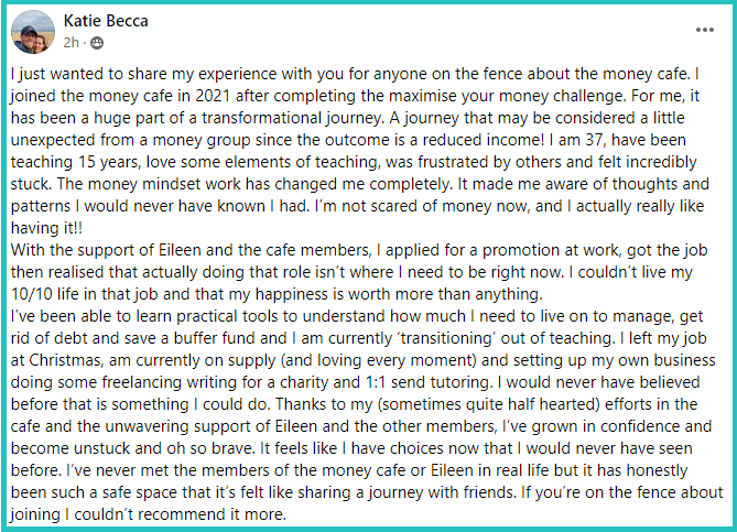 reviews the money cafe