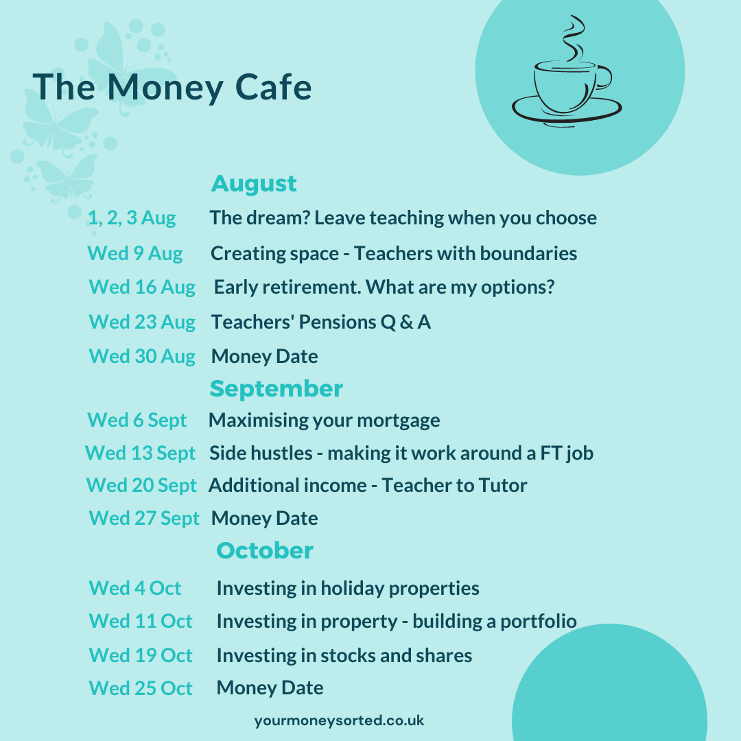 money cafe schedule