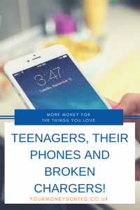 Here's how to bring charging calmness to your household with a simple hack to charge your phone by Eileen at Your Money Sorted. #SavingMoney #PhoneHacks #BrokenPhone